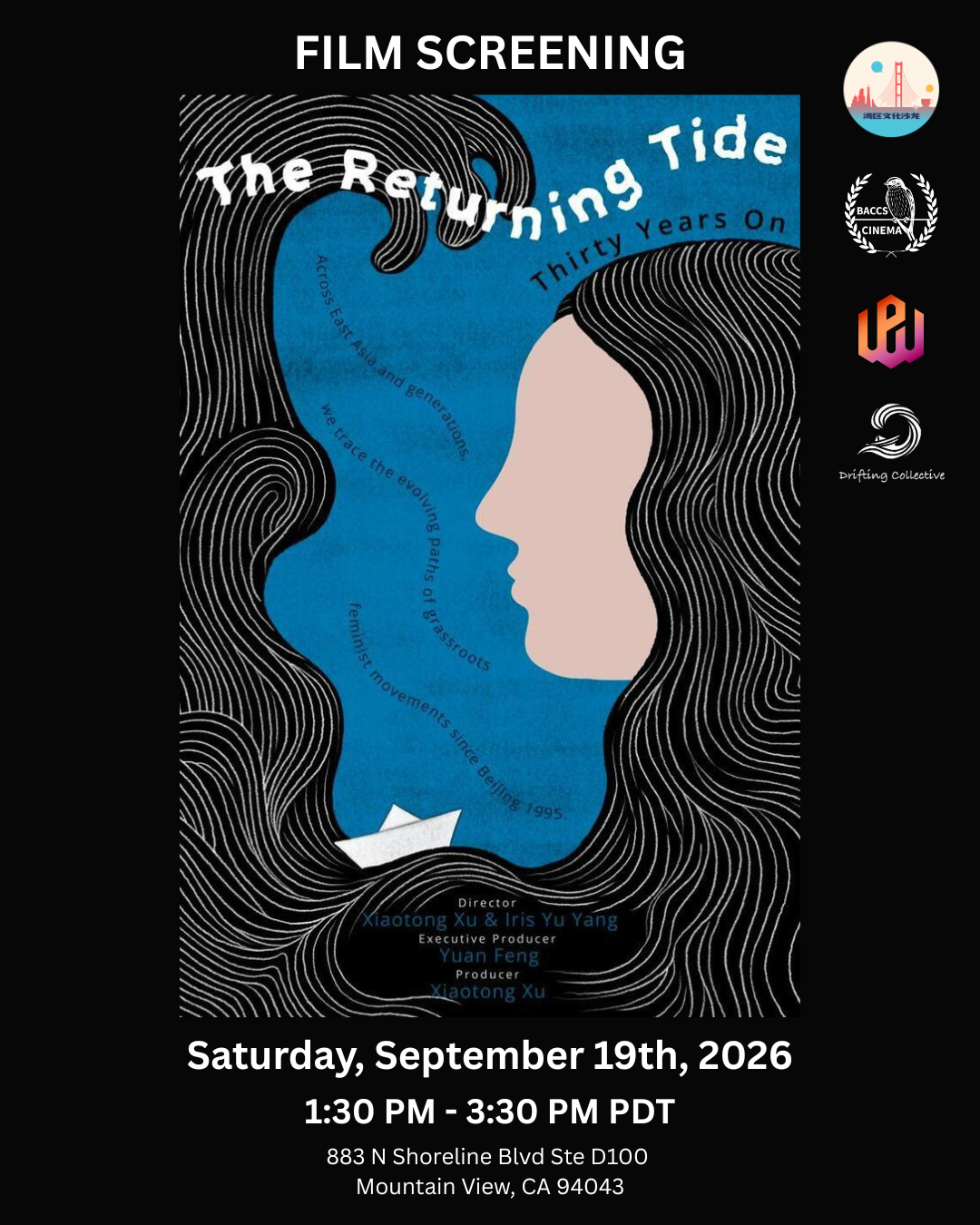 The Returning Tide: Thirty Years On screening poster